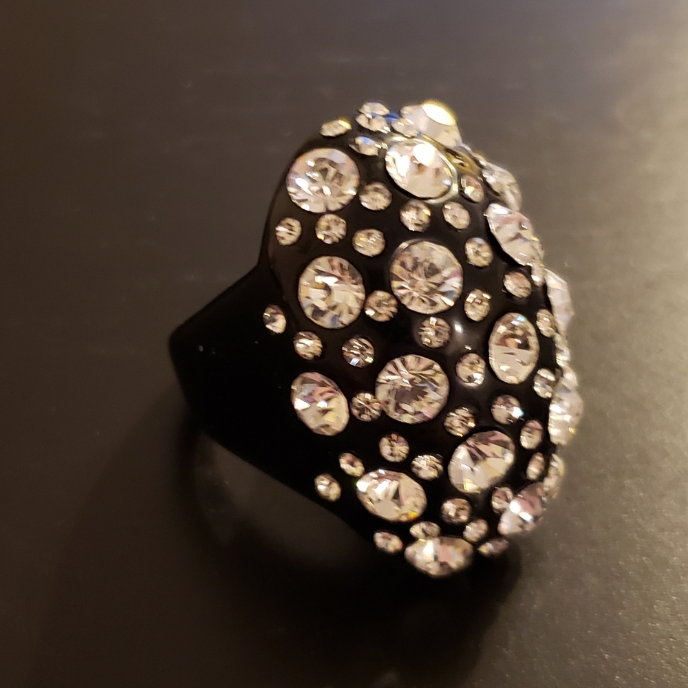 🔥3/20 Rhinestone Statement Ring - Picture 2 of 3